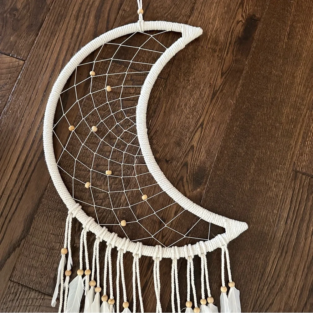 Crescent moon dream catcher